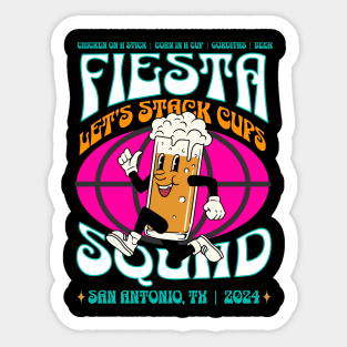 Fiesta Squad - San Antonio Sticker